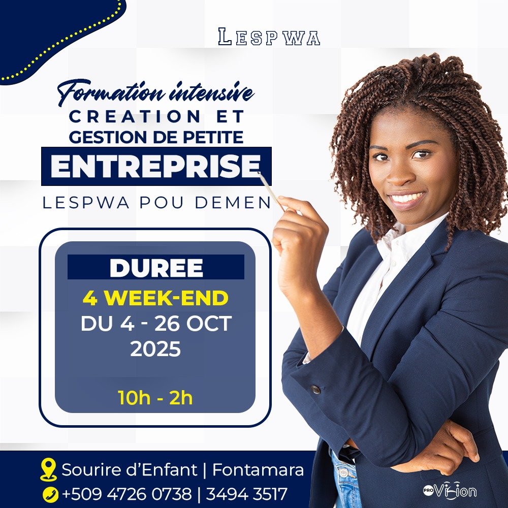 Fontamara: Intensive Entrepreneurship Training for 50 Young People with LESPWA POU DEMEN